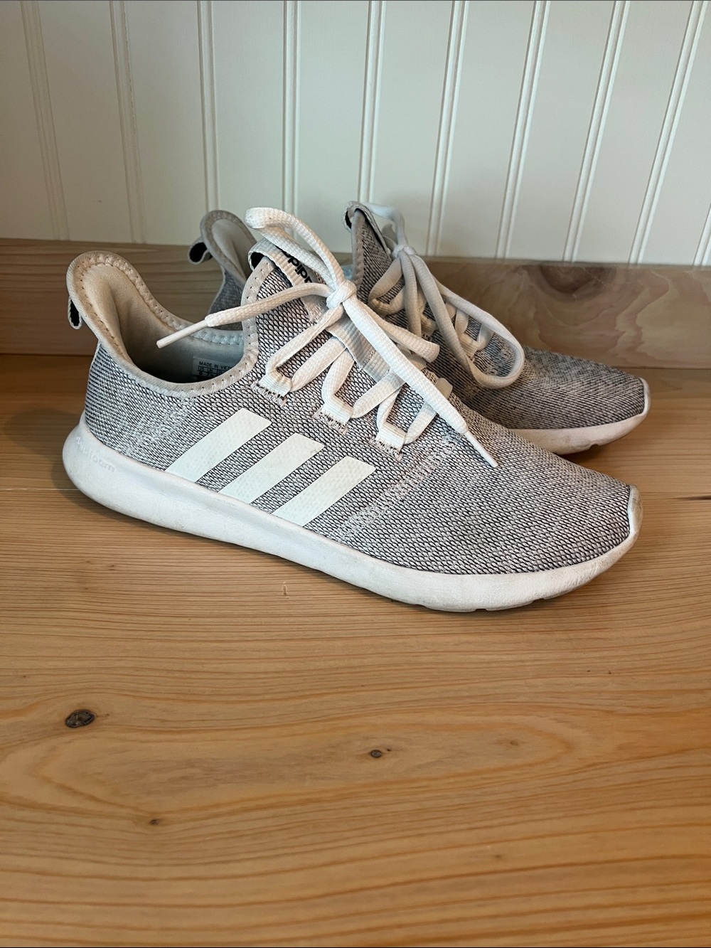 adidas Grey/White Cloud foam